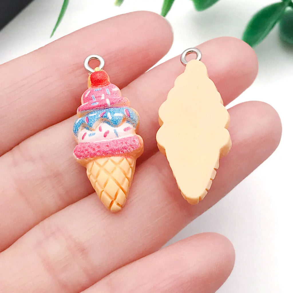 Strawberry Ice Cream Pendant