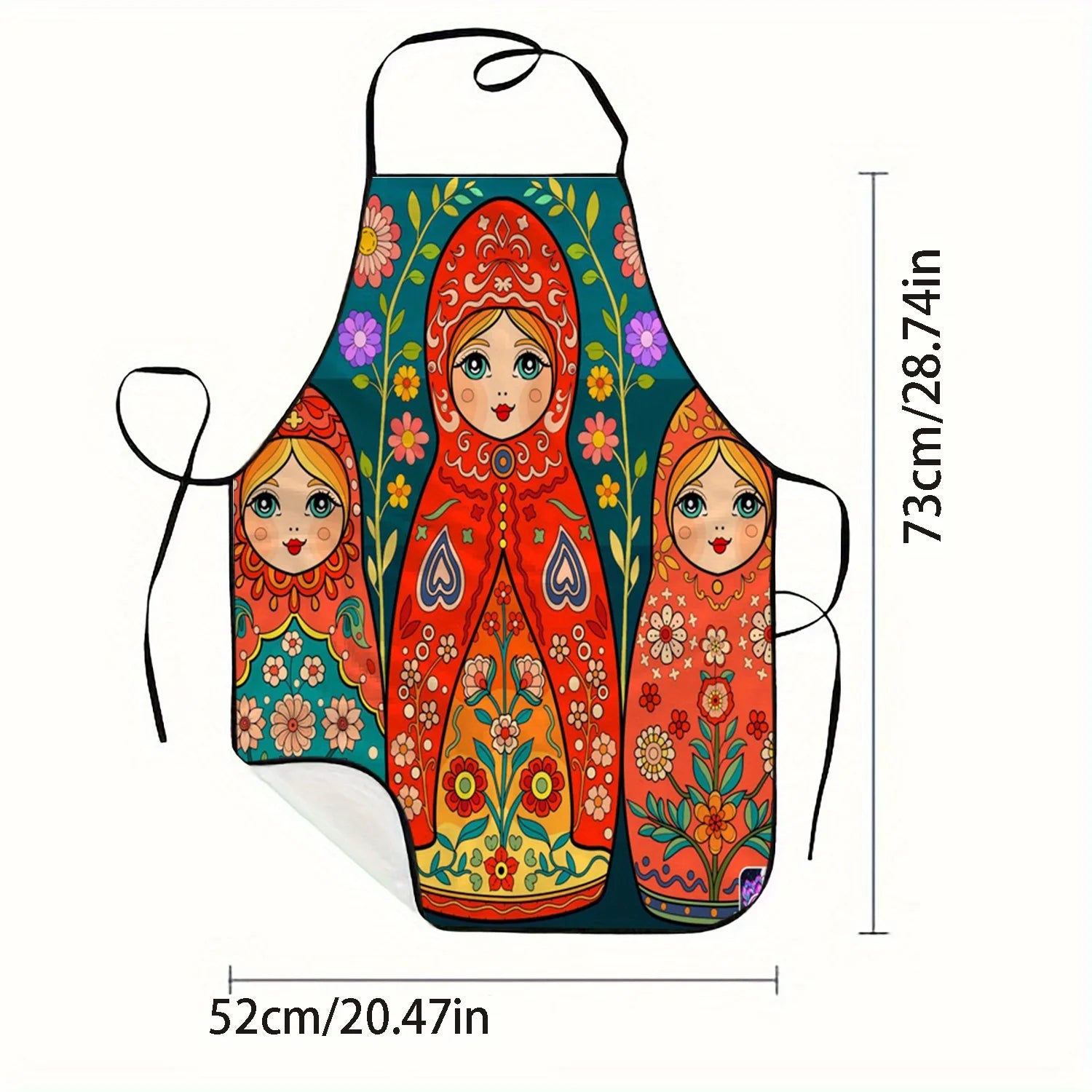 Russian Matryoshka Dolls Cooking Apron