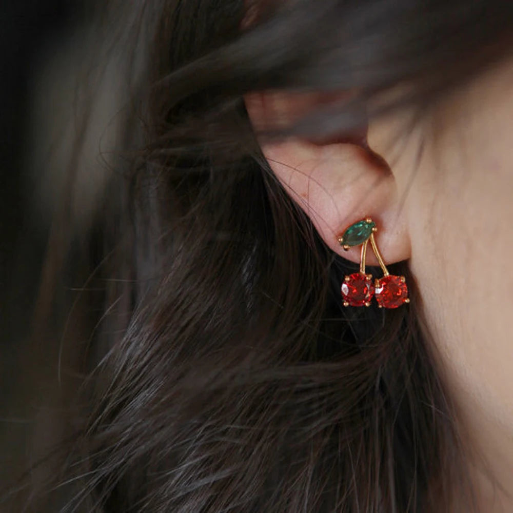Red Cherry  Earrings