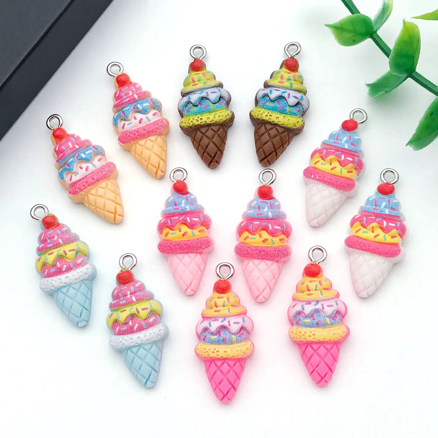 Strawberry Ice Cream Pendant