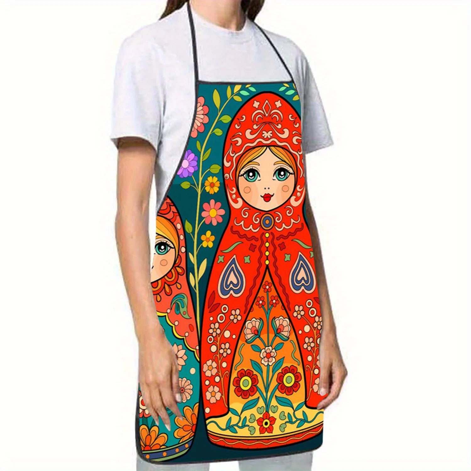 Russian Matryoshka Dolls Cooking Apron
