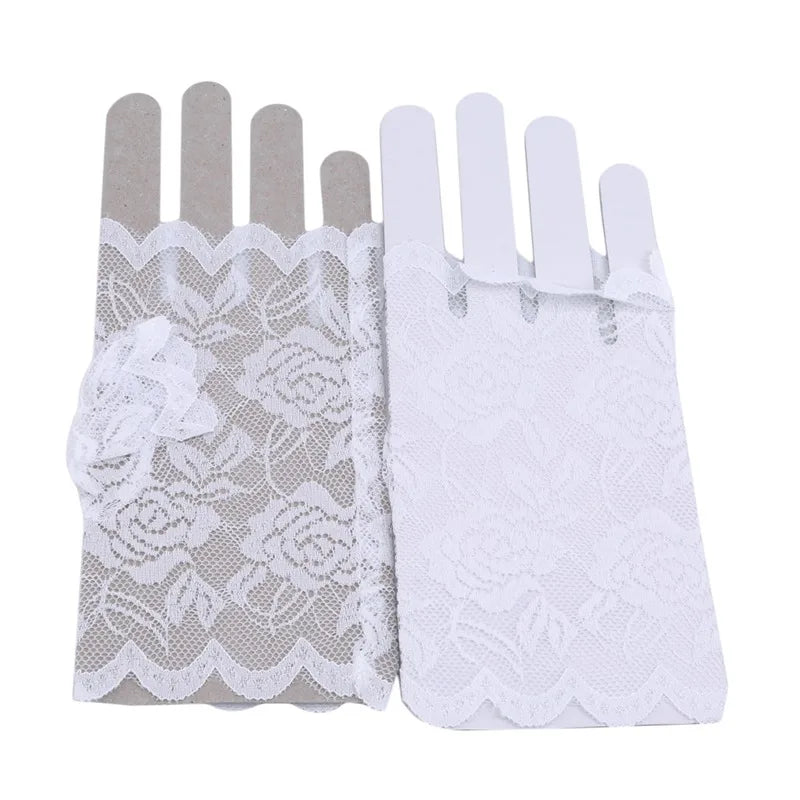 Lace Fingerless Gloves