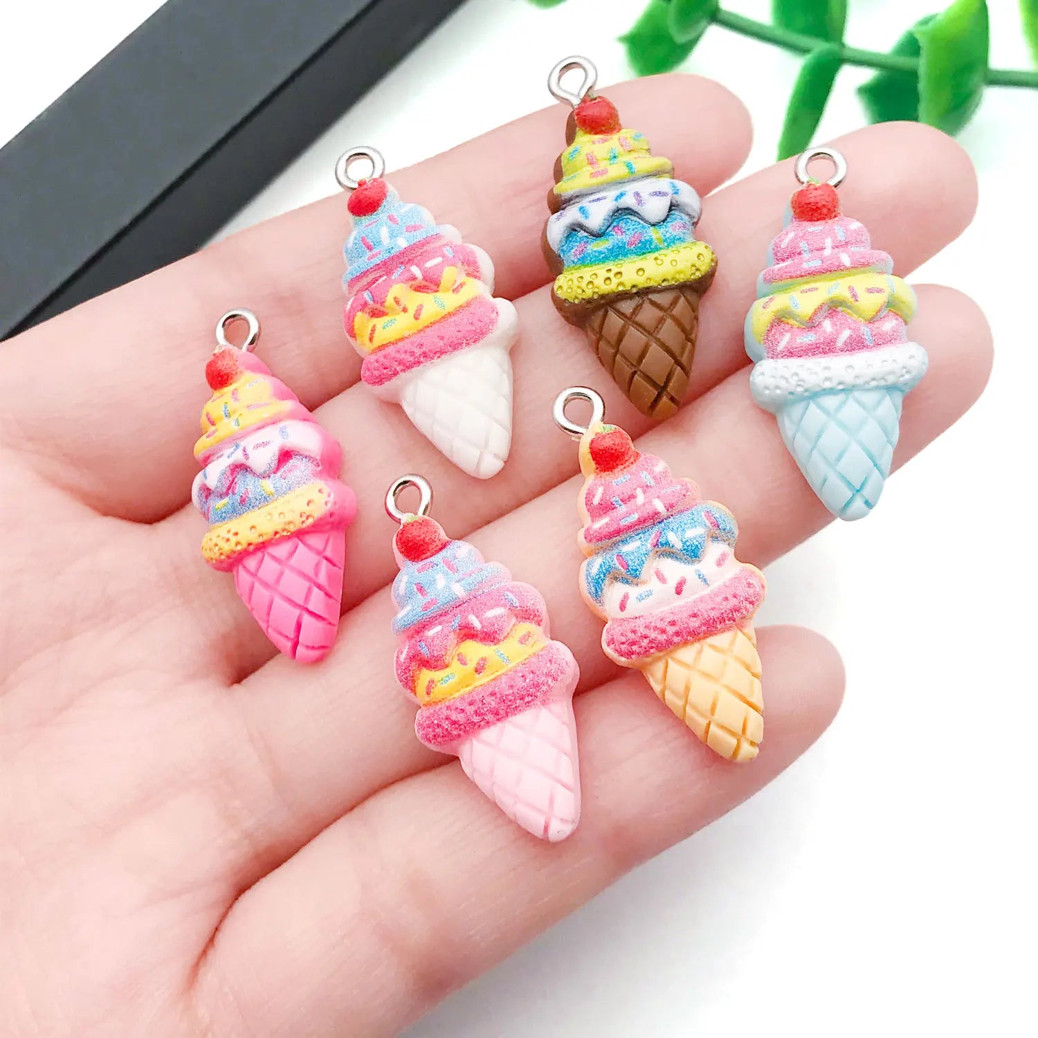Strawberry Ice Cream Pendant
