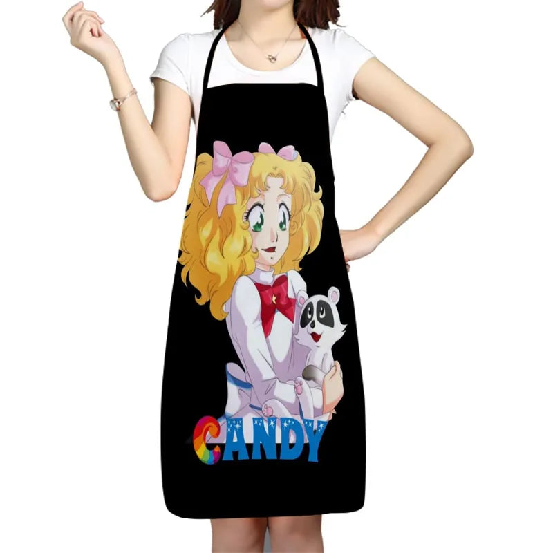 Candy Anime Girl Kitchen Apron