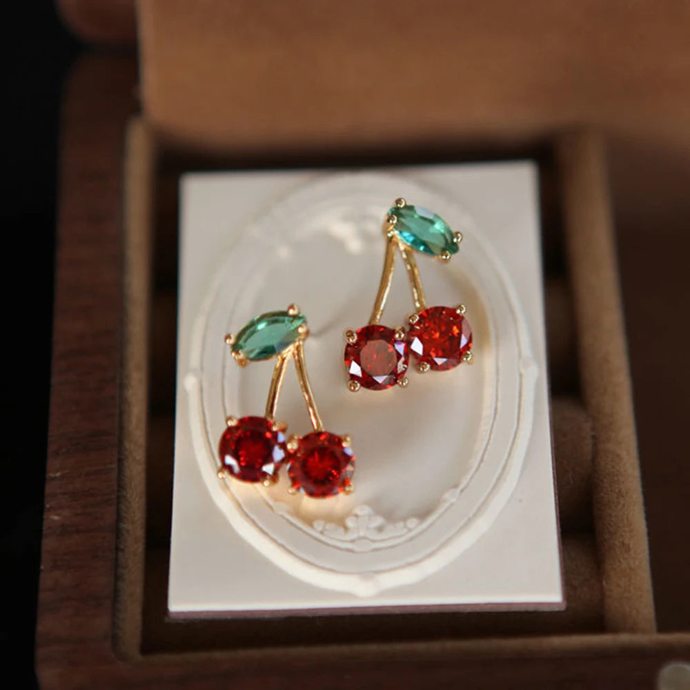 Red Cherry  Earrings