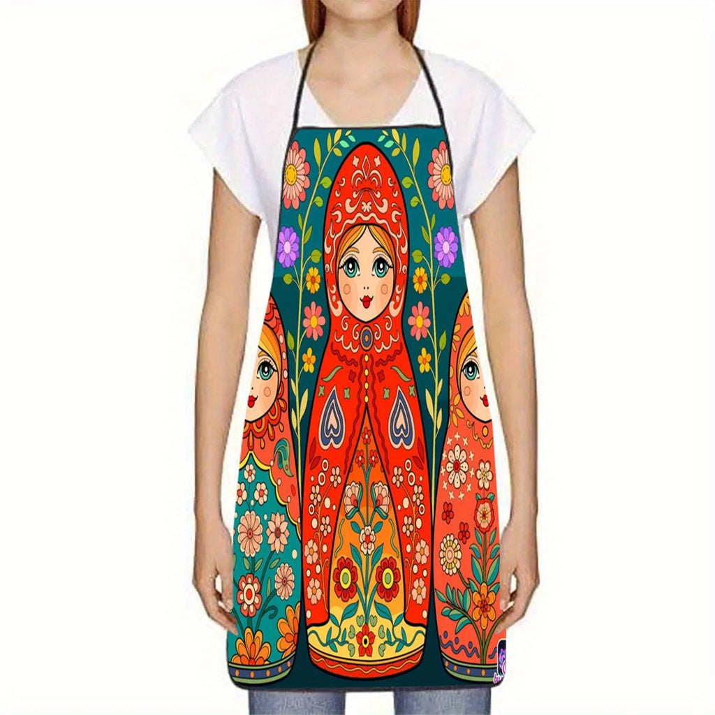 Russian Matryoshka Dolls Cooking Apron