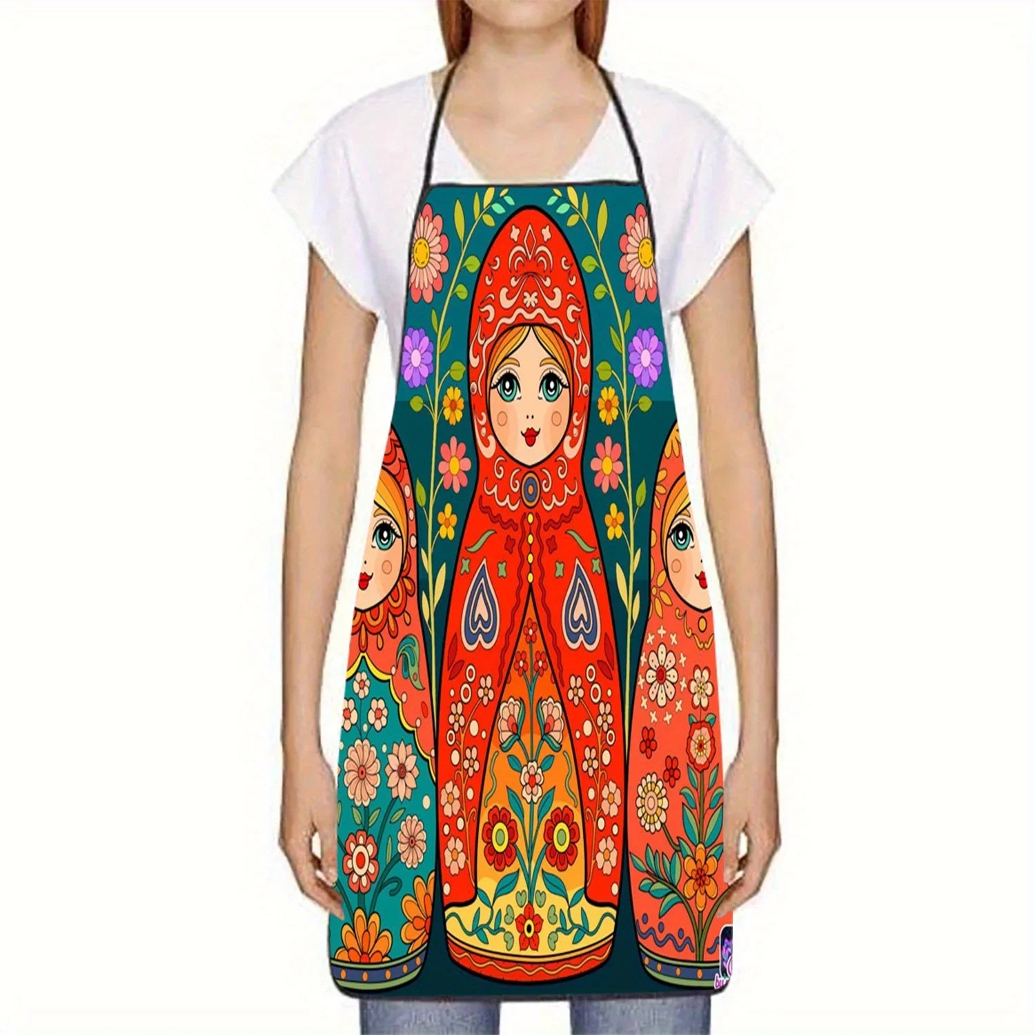 Russian Matryoshka Dolls Cooking Apron