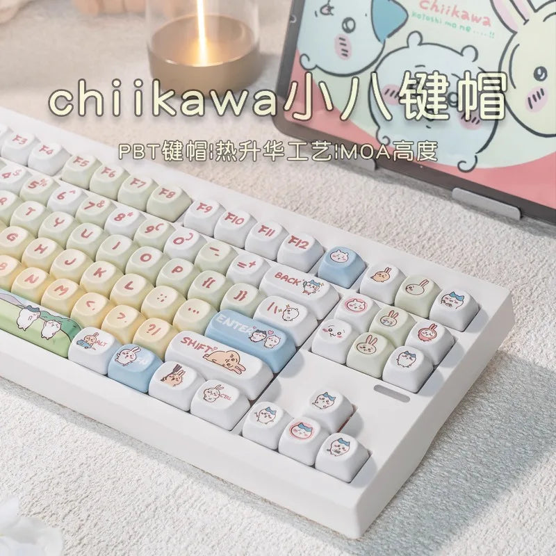 anime chiikawa keycap kawaii keyboard ❤️
