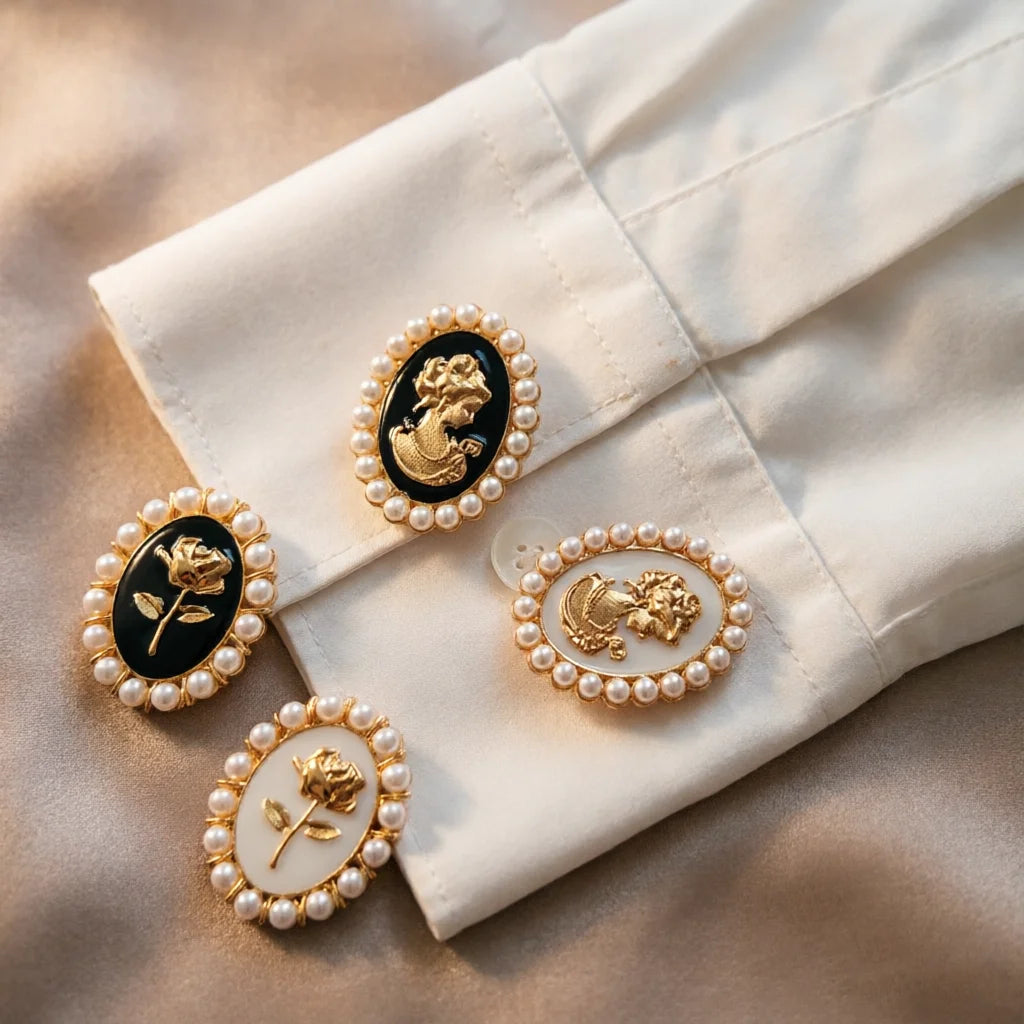Classic Pearl Button