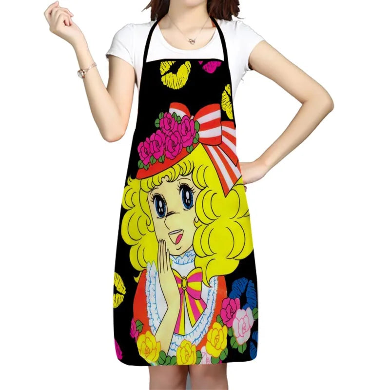Candy Anime Girl Kitchen Apron