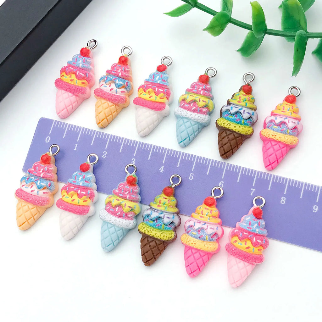 Strawberry Ice Cream Pendant