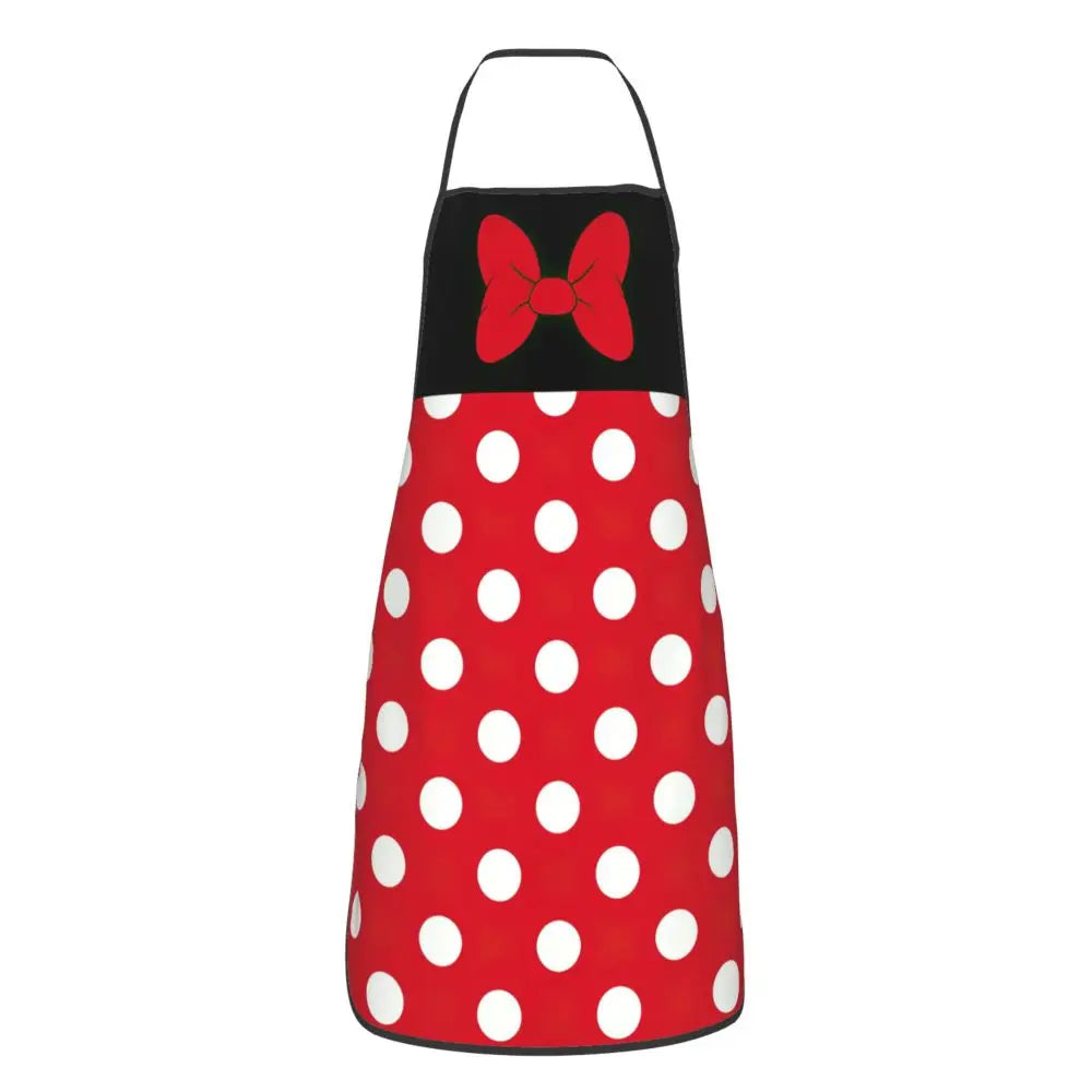 Polka Dot Bow Minnie Mouse APRON