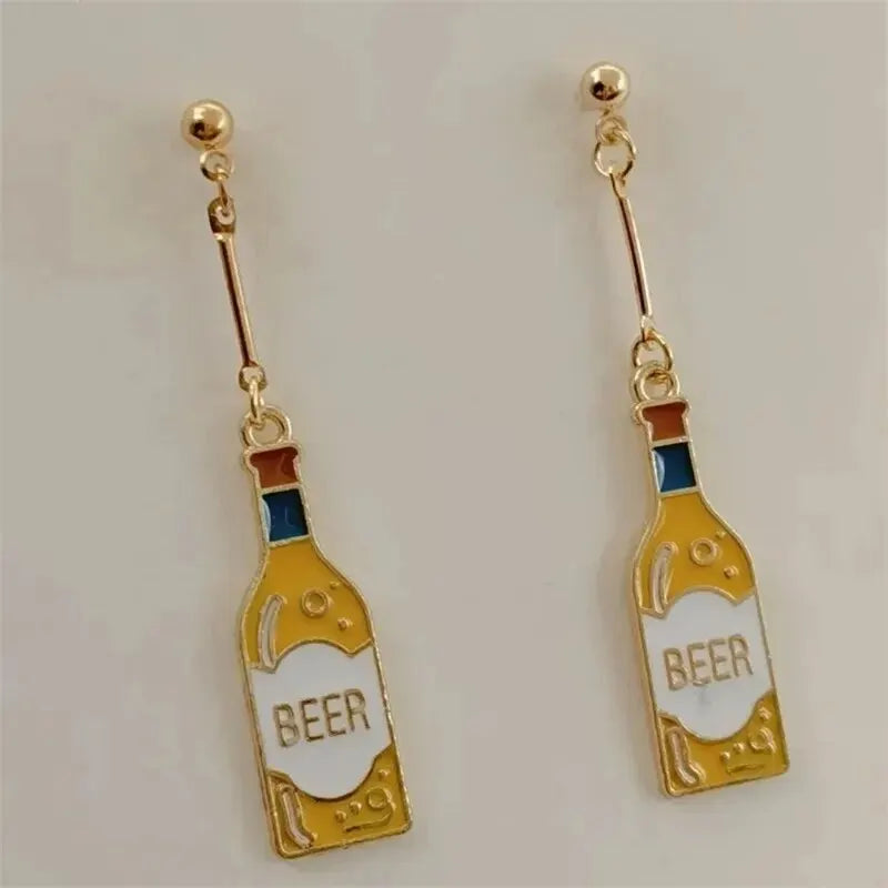 Cute WIne Bottle Earrings