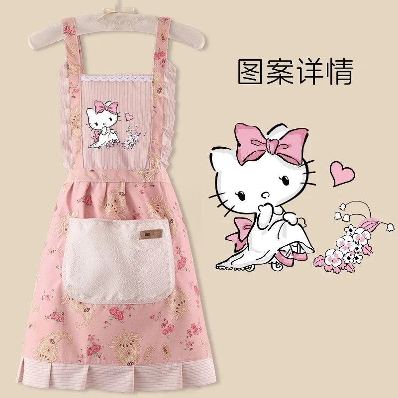 Sanrio anime& hello kitty apron
