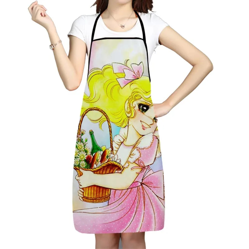 Candy Anime Girl Kitchen Apron
