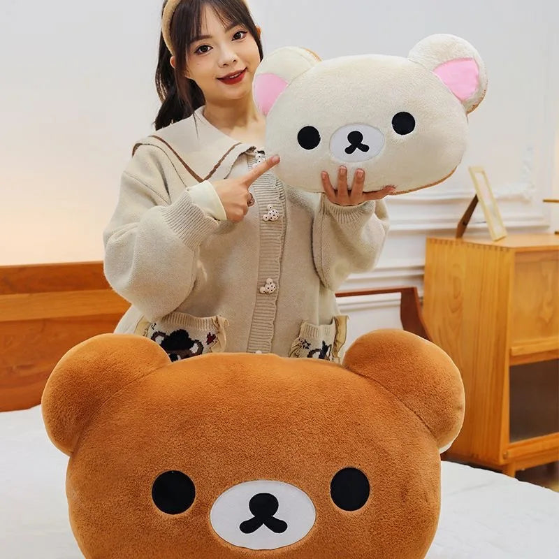 Kawaii Rilakkuma Plush Pillow  Bear