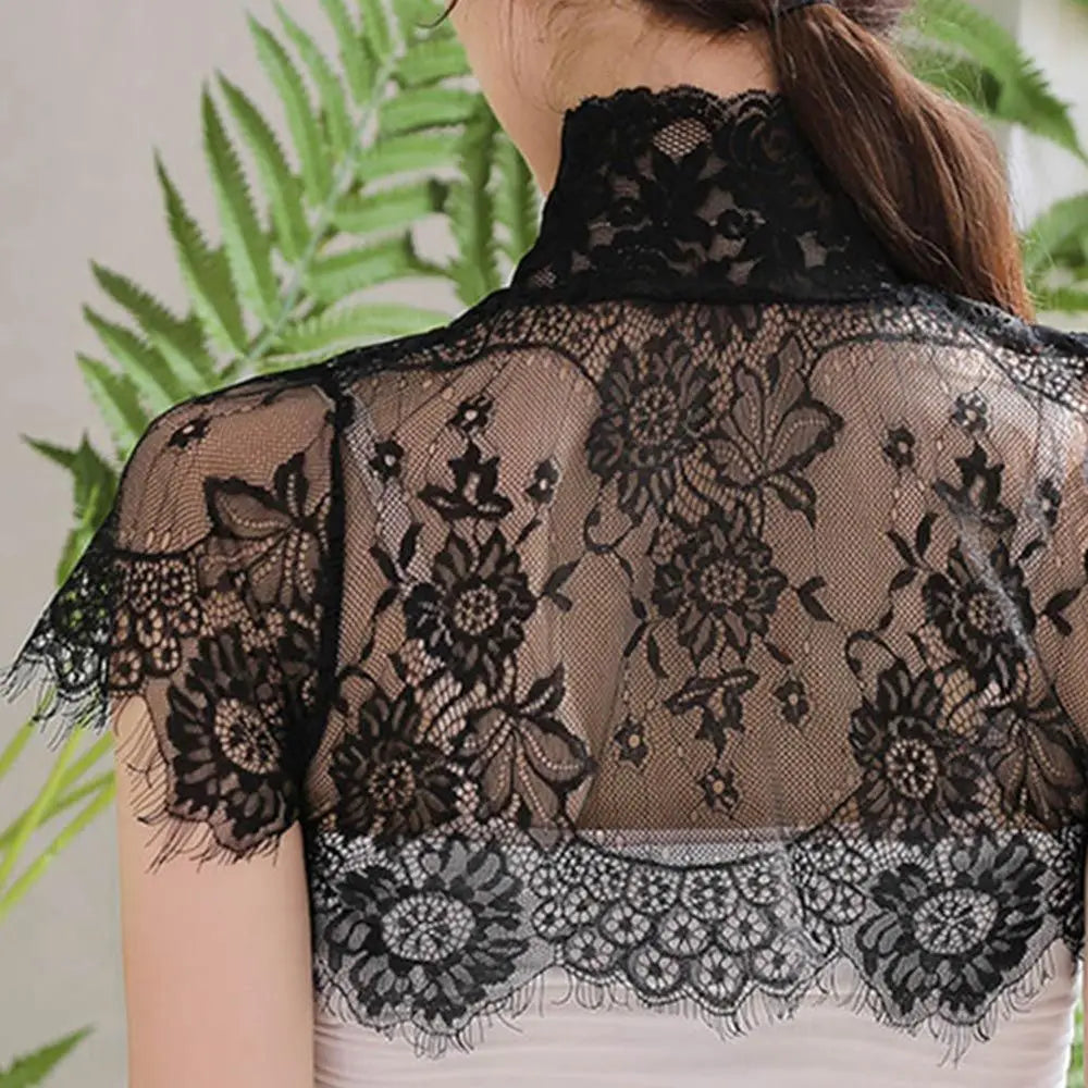 Lace  Half Shirt
