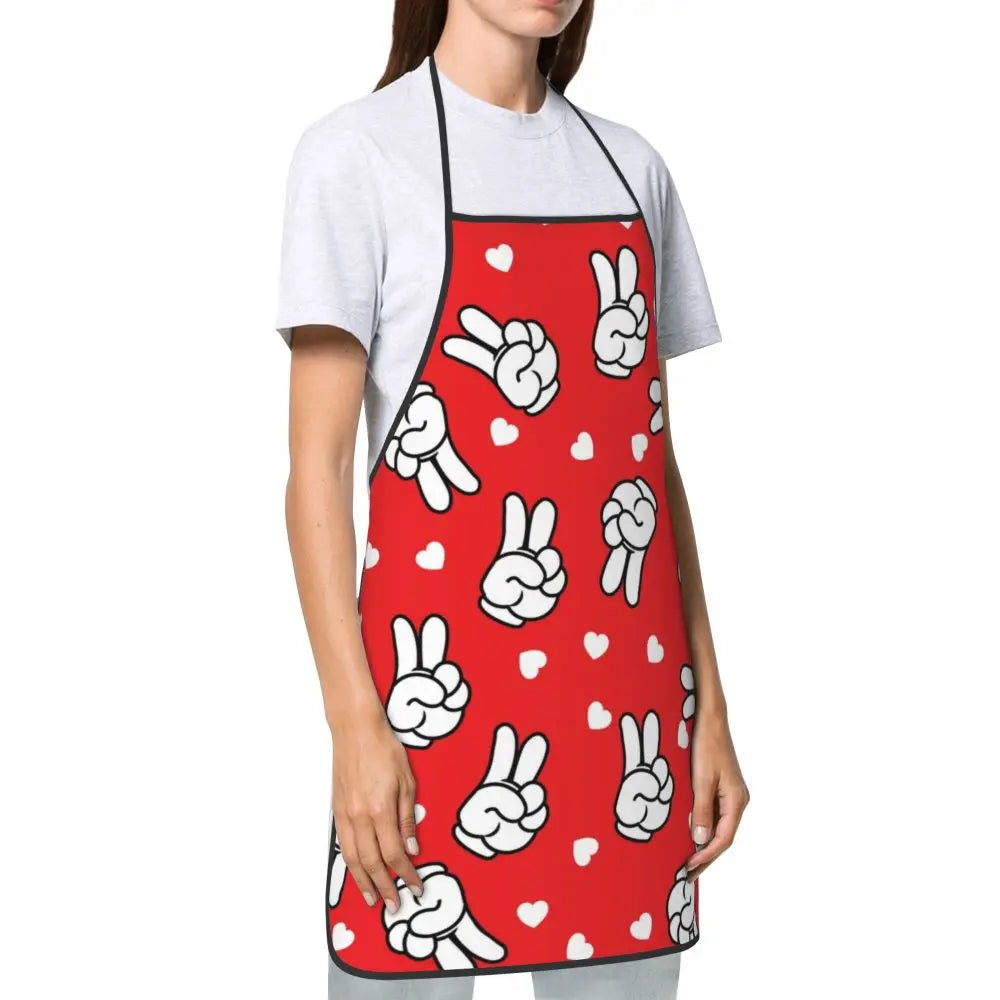 Polka Dot Bow Minnie Mouse APRON