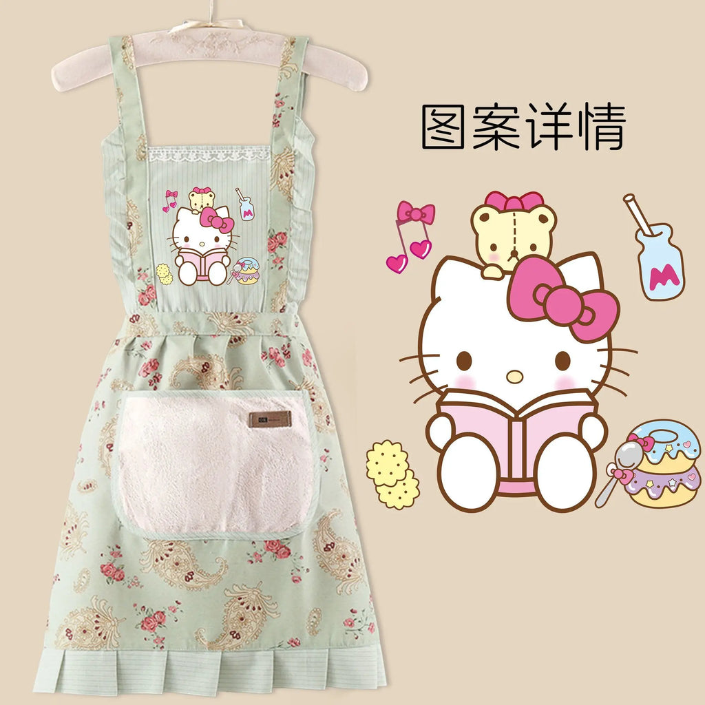Sanrio anime& hello kitty apron
