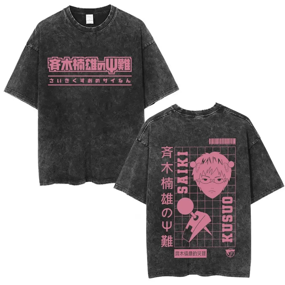 Saiki K T-shirt  Casual Top