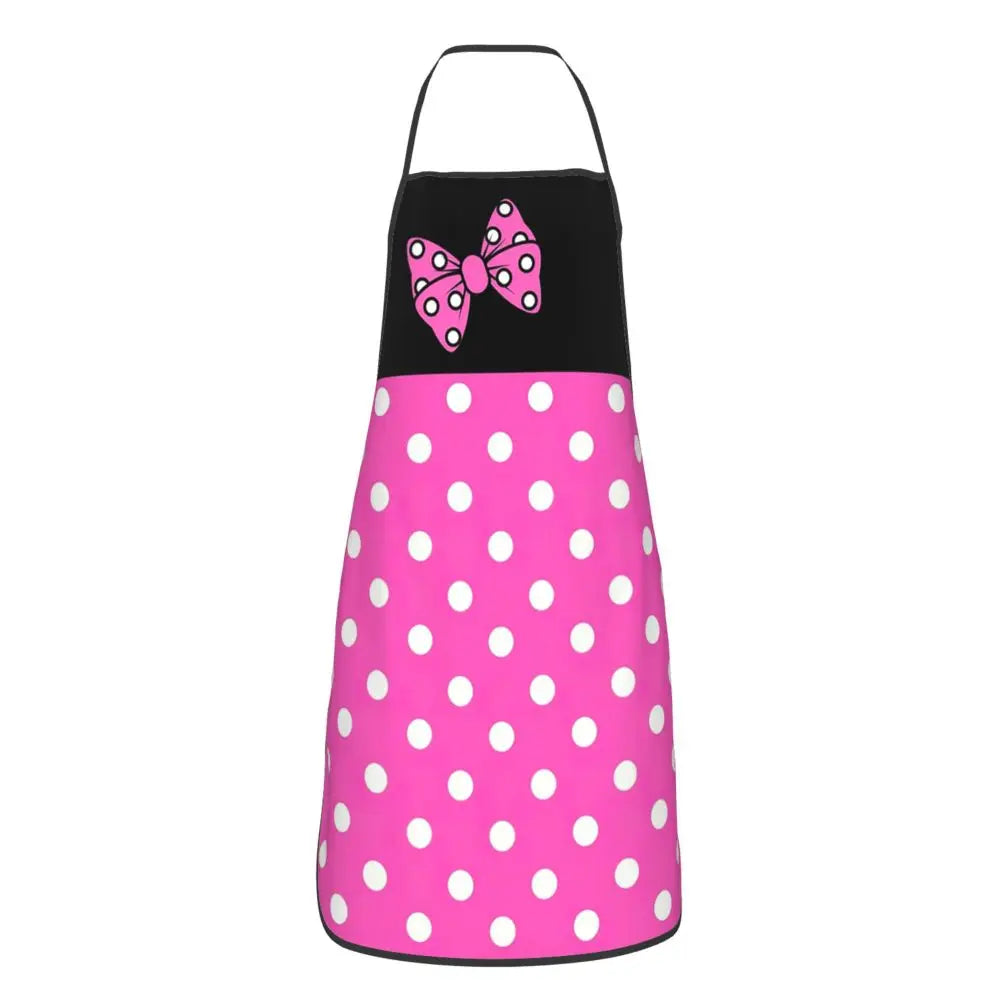 Polka Dot Bow Minnie Mouse APRON