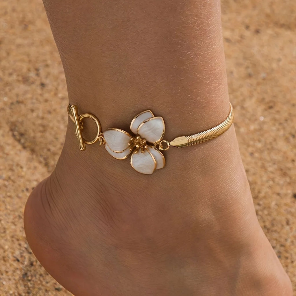 Anklets White  Bracelet