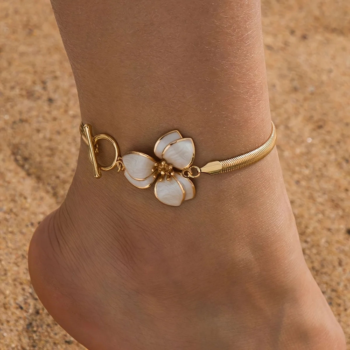 Anklets White  Bracelet
