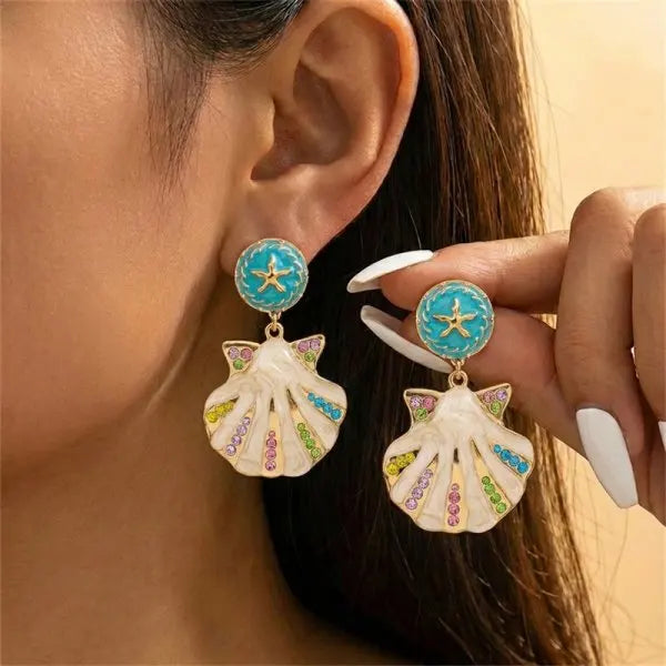 Red Coral Earrings