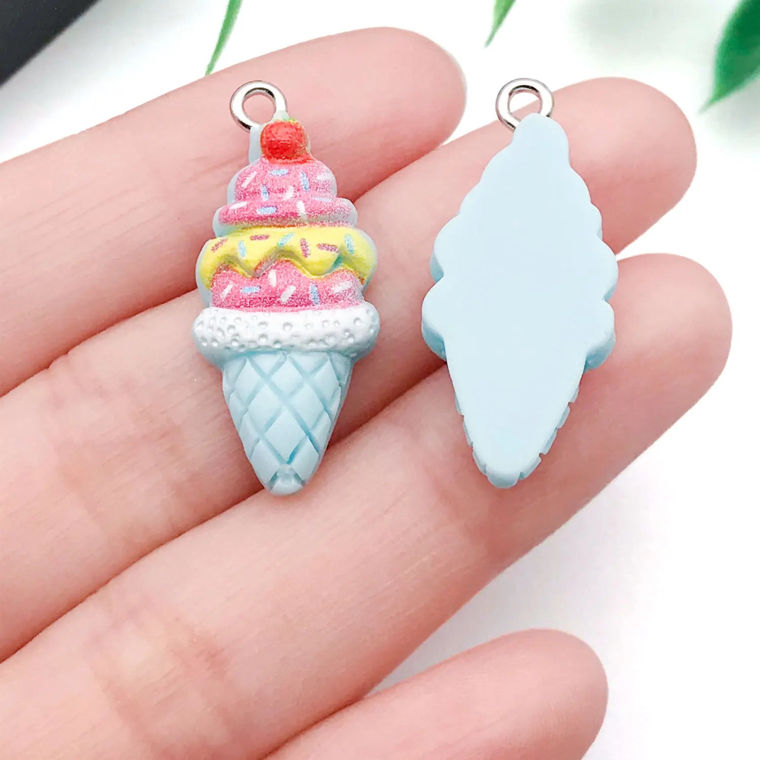 Strawberry Ice Cream Pendant