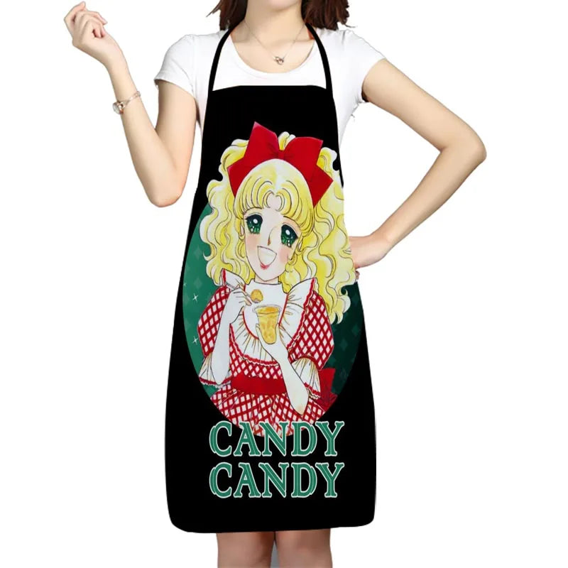 Candy Anime Girl Kitchen Apron