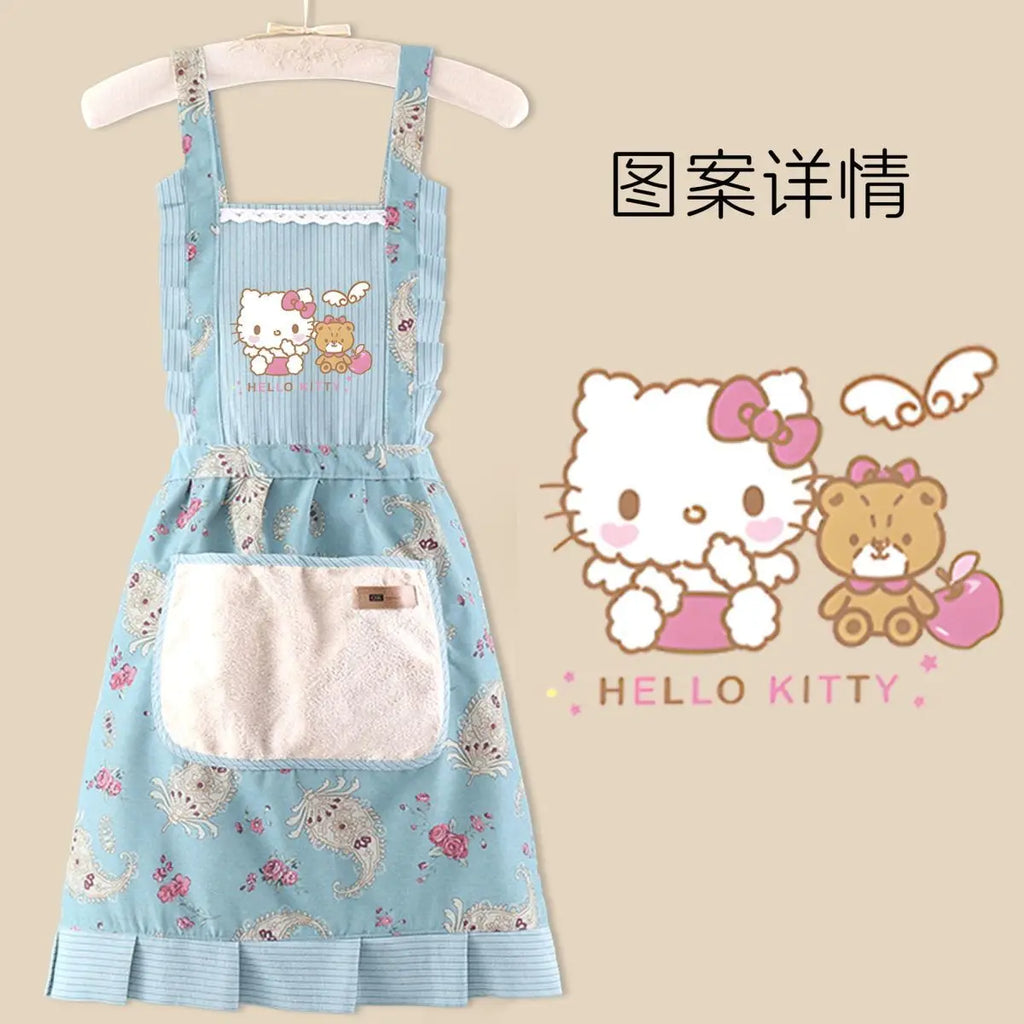 Sanrio anime& hello kitty apron
