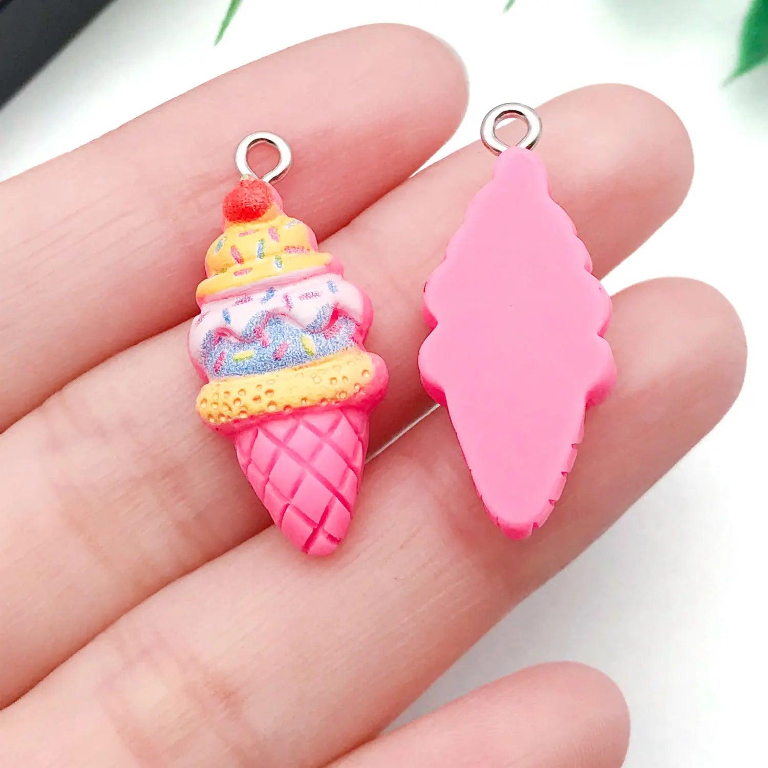 Strawberry Ice Cream Pendant