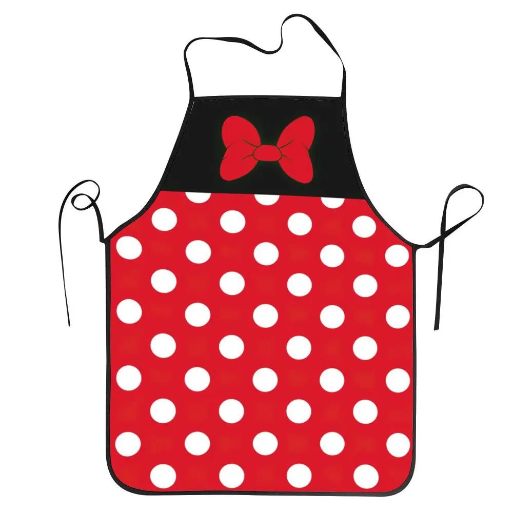 Polka Dot Bow Minnie Mouse APRON
