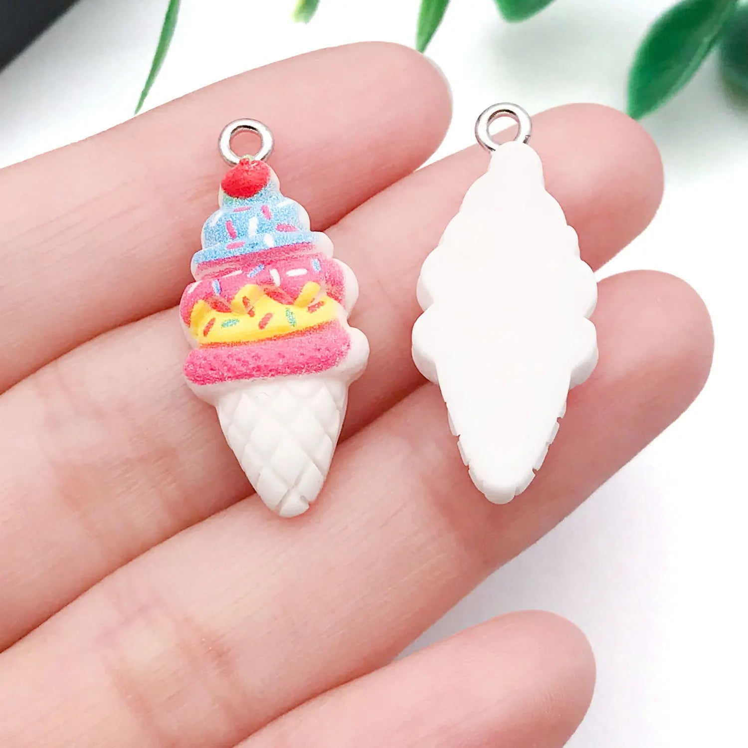 Strawberry Ice Cream Pendant