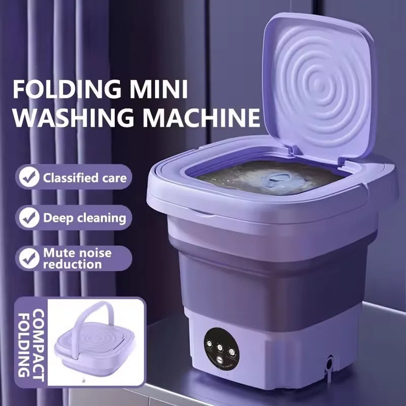 Portable Folding Mini Washing Machine💕