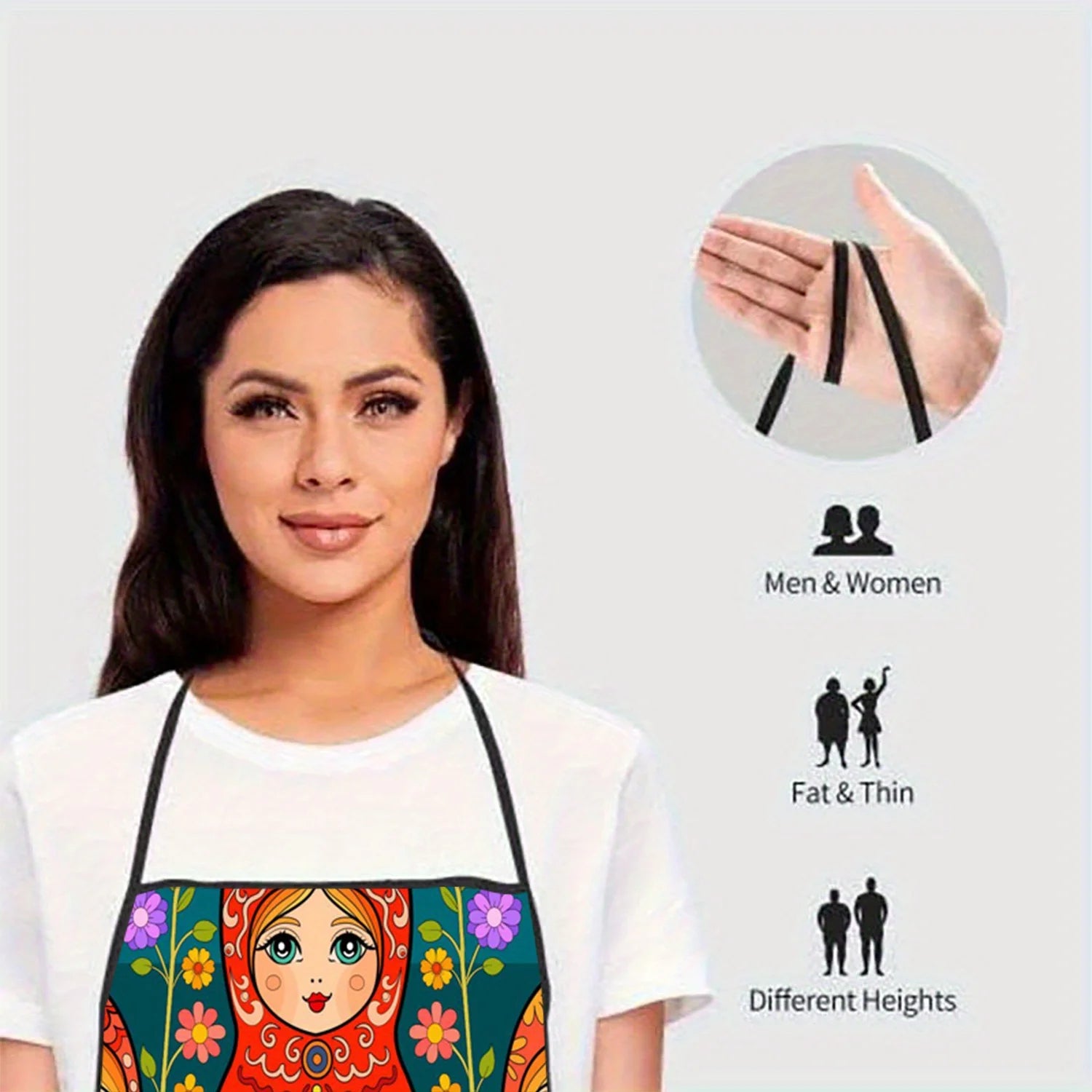 Russian Matryoshka Dolls Cooking Apron