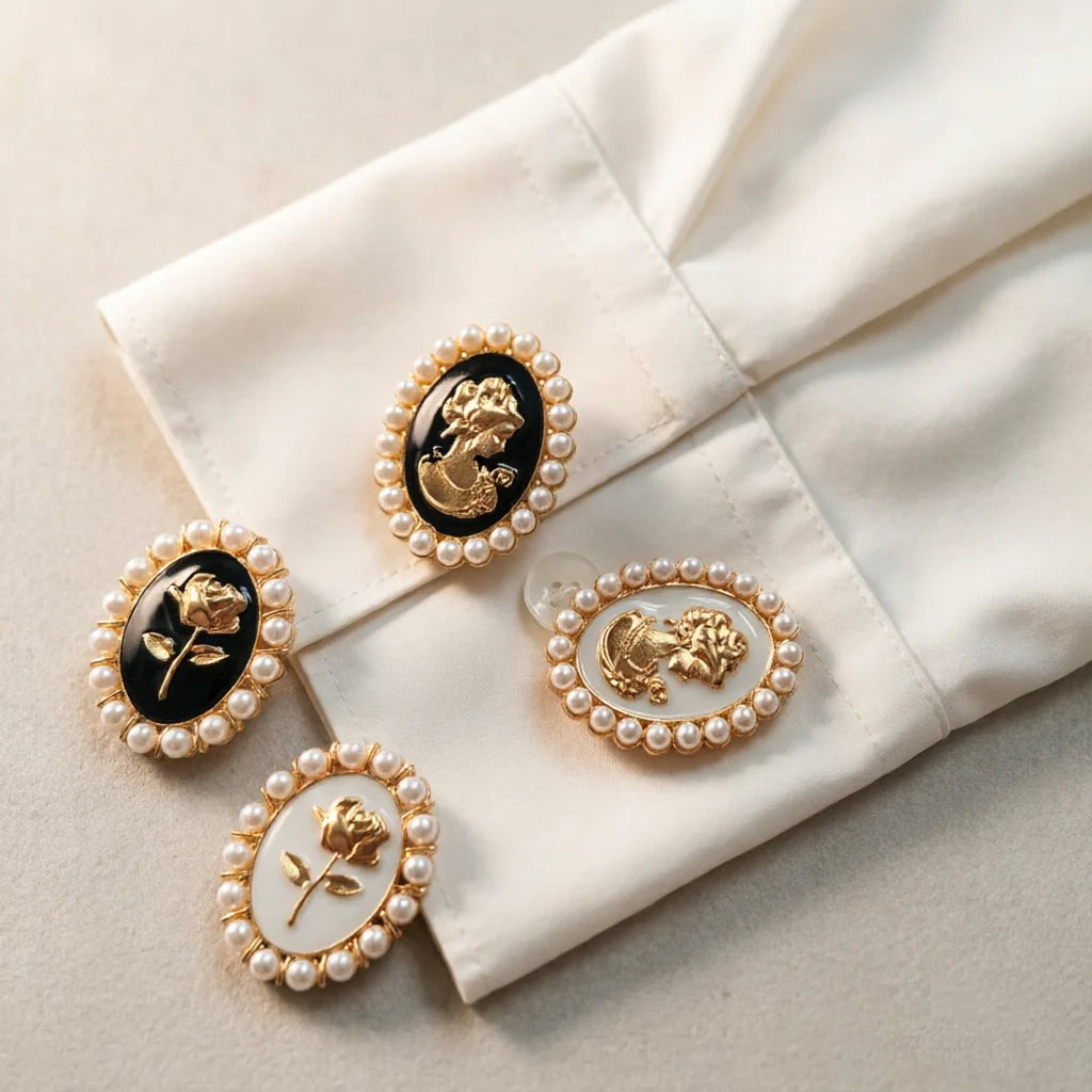 Classic Pearl Button