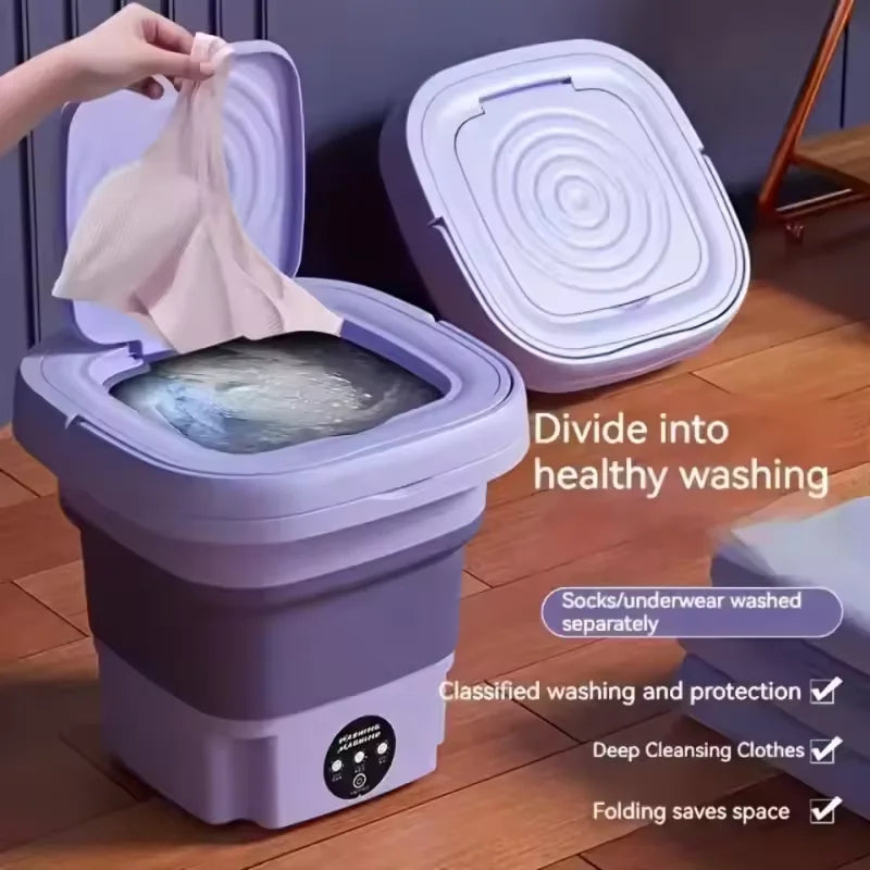 Portable Folding Mini Washing Machine💕