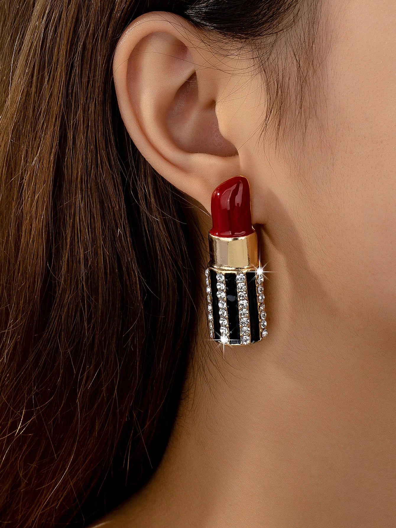 Lipstick Earrings