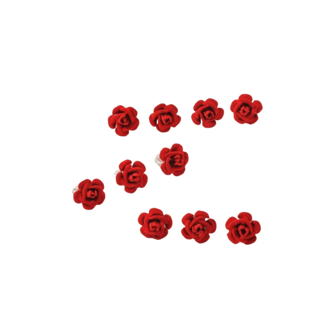 Rose hair clip