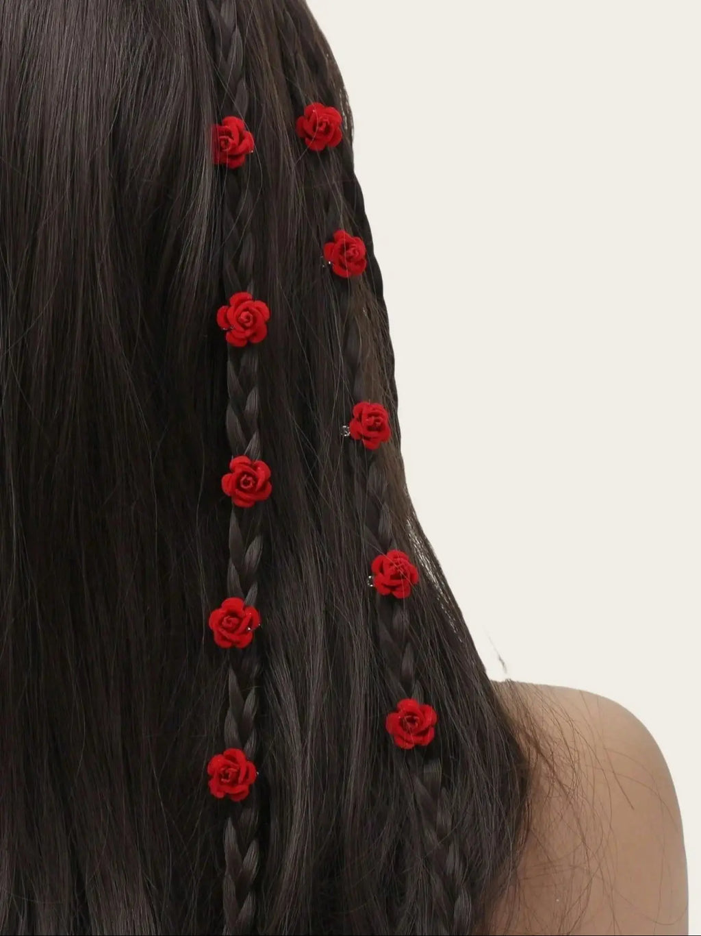 Rose hair clip