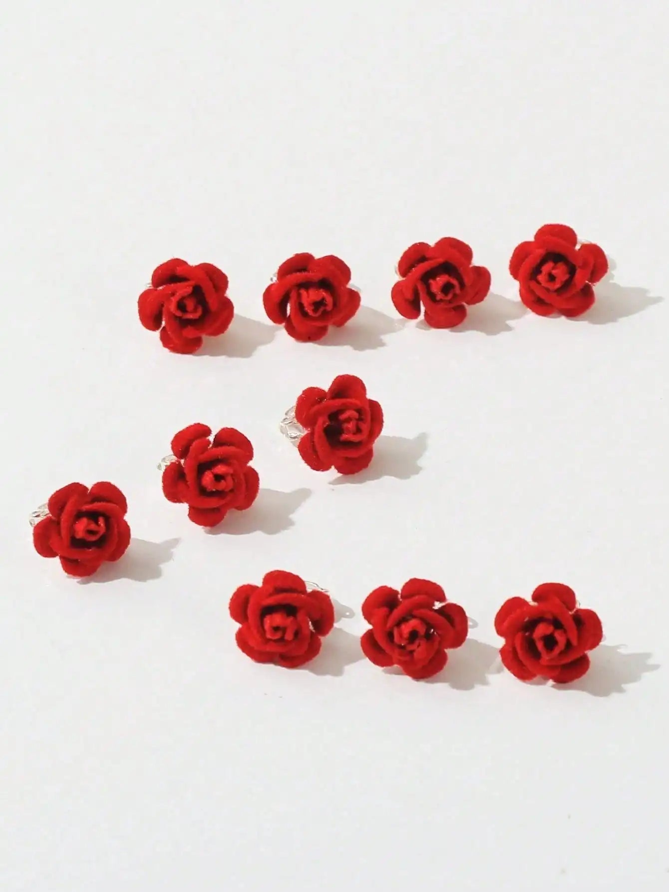 Rose hair clip