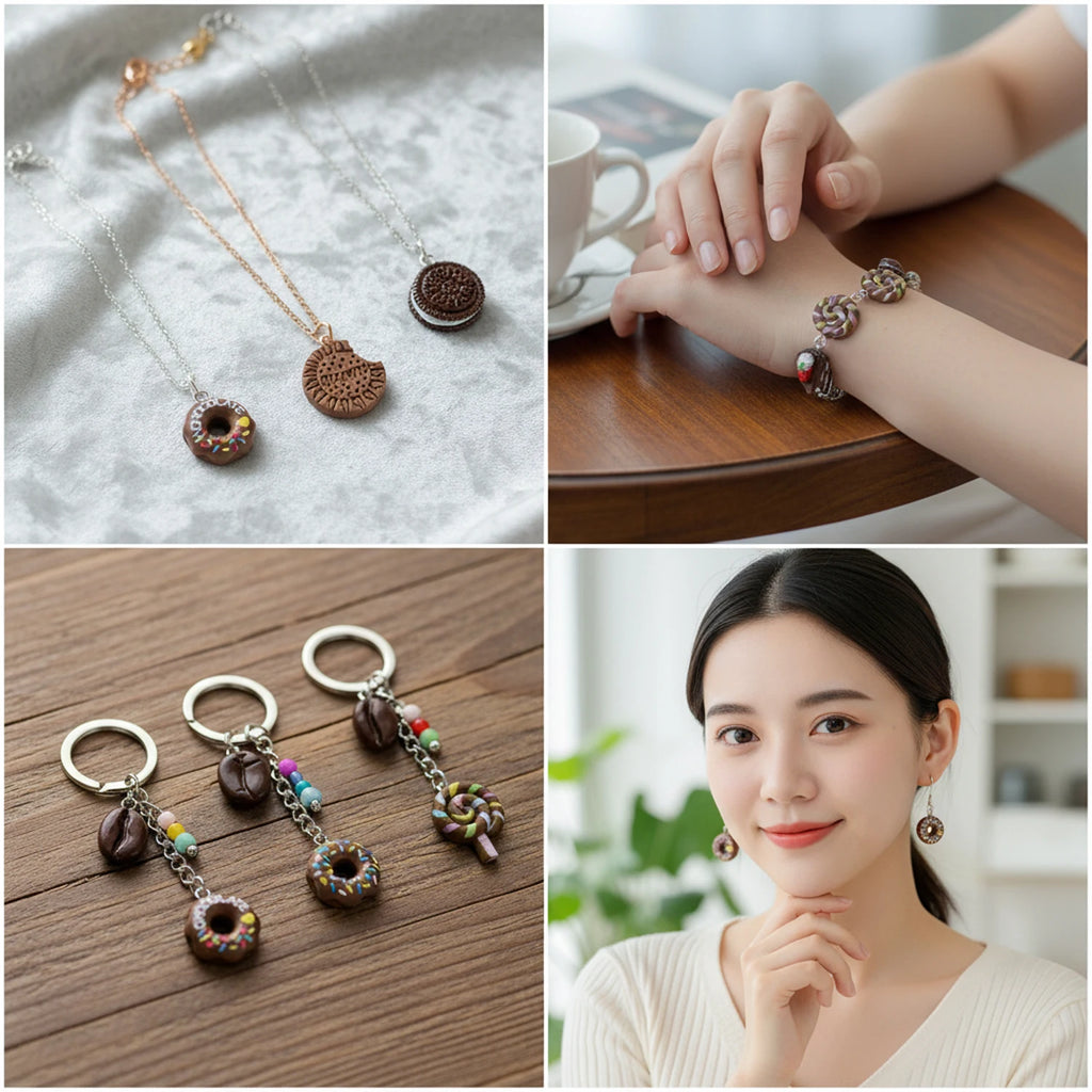 Coffee Cup Pendants Accessories