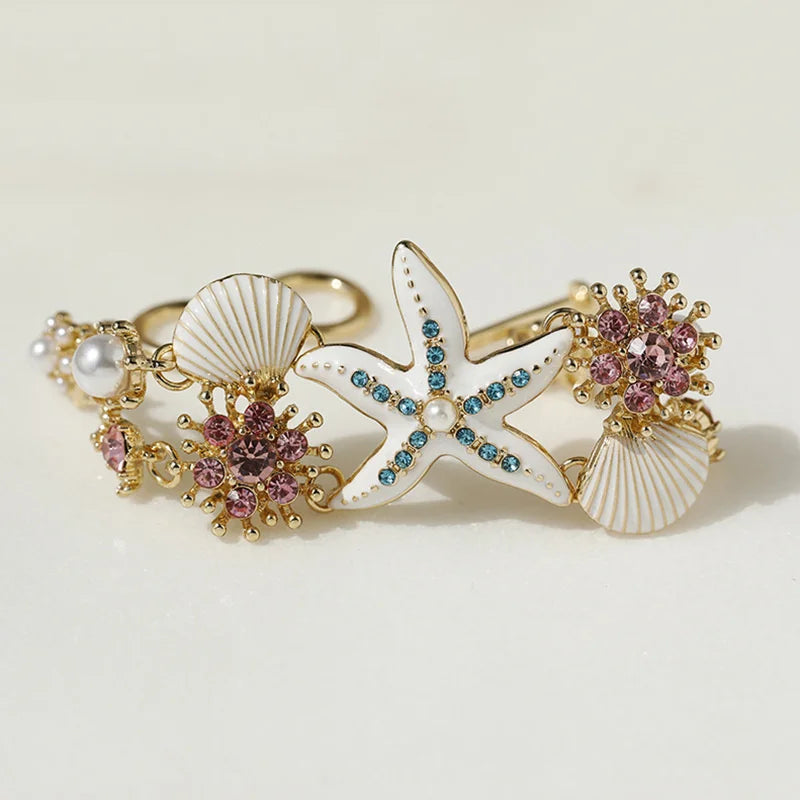 Starfish  Pearl  Necklace