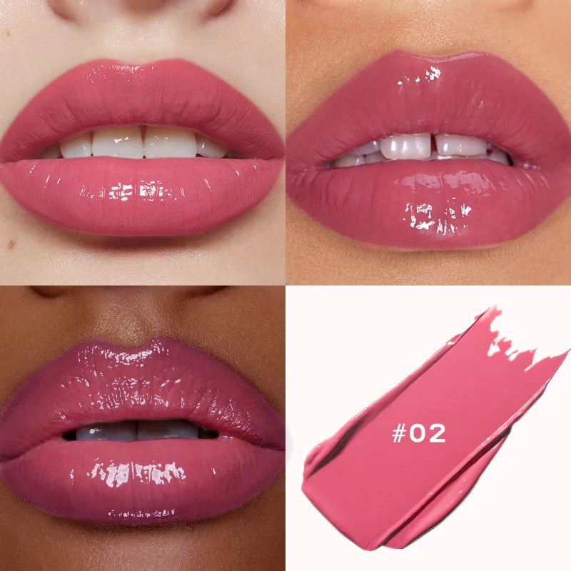 Watery mirror lipstick gloss