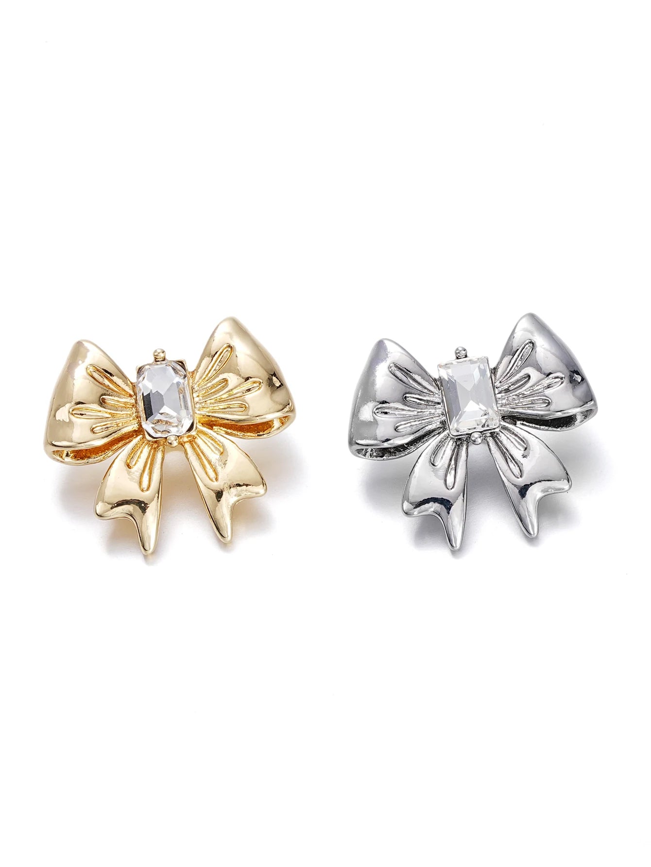 Bow Metal Buttons,