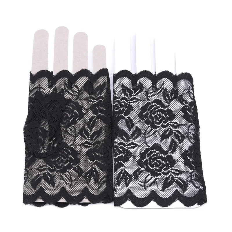 Lace Fingerless Gloves