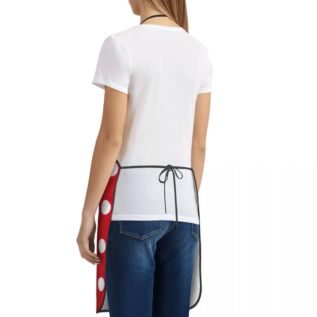 Polka Dot Bow Minnie Mouse APRON