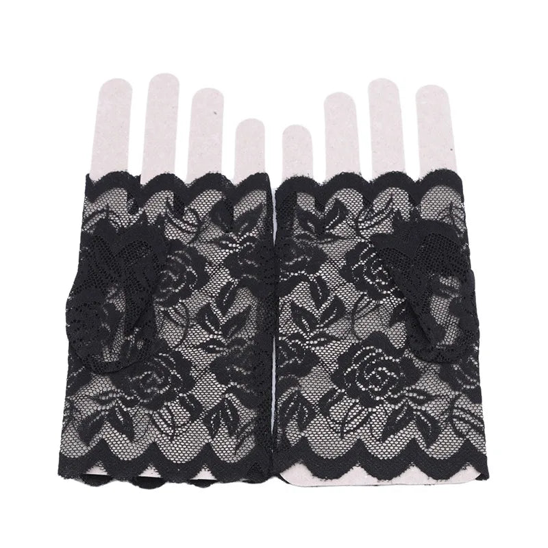 Lace Fingerless Gloves