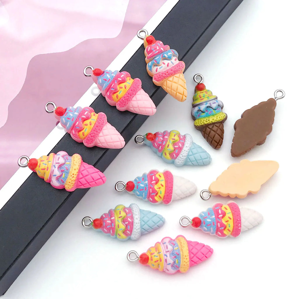 Strawberry Ice Cream Pendant